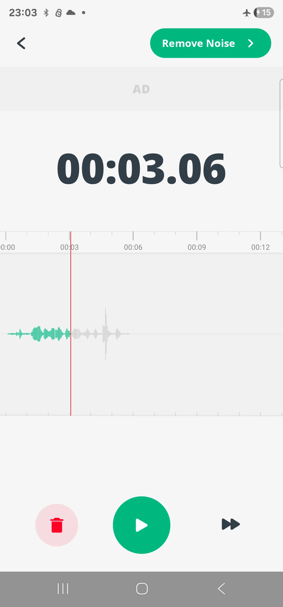 CleanVoiceAI - Noise reducer screenshot