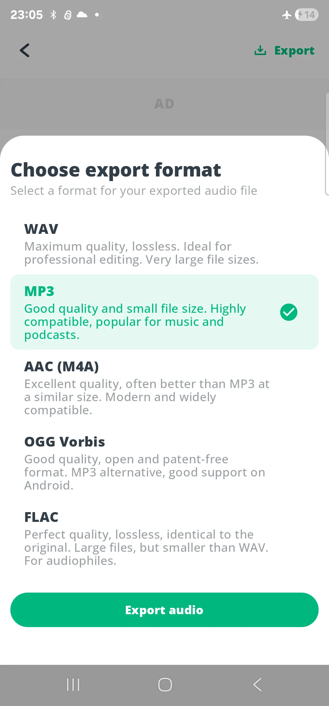 CleanVoiceAI - Noise reducer screenshot