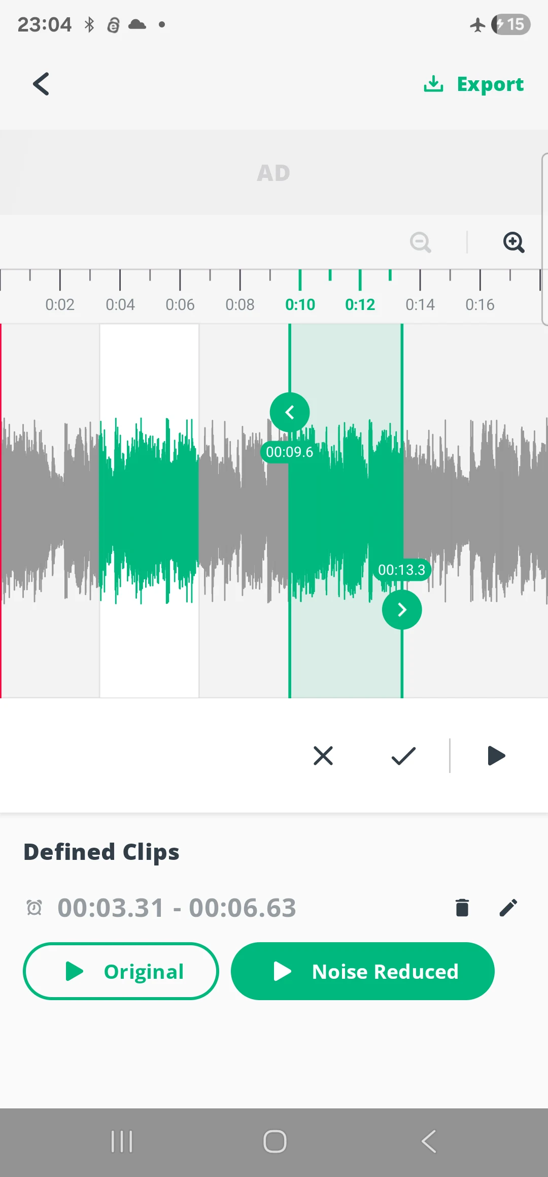 CleanVoiceAI - Noise reducer screenshot